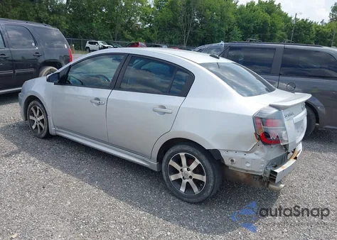 2012 Nissan Sentra 2.0 Sr z USA, uszkodzony, nr VIN 3N1AB6AP6CL712472